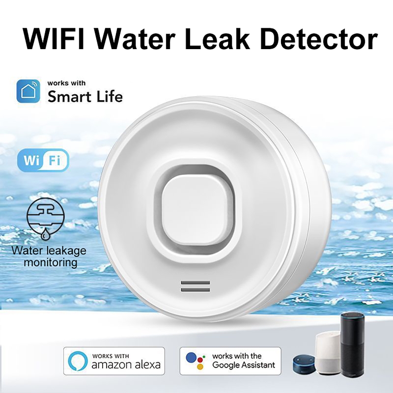 Water Alarm Sensor - Smart WIFI Water Leak Detector 100dB
