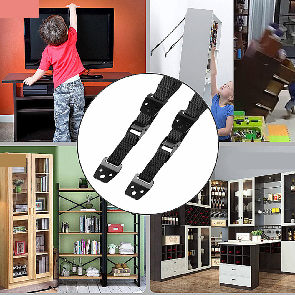 Earthquake Anchor Strap - Heavy Duty TV Safety Anti-Tip Strap