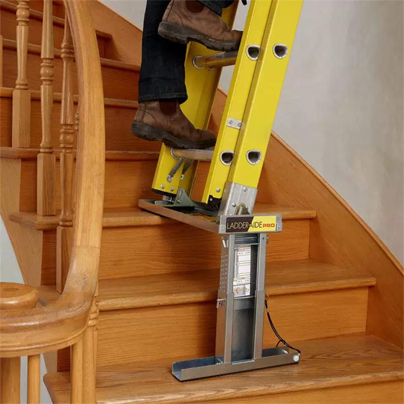 Fire Escape Ladder - Telescopic Ladder Leg Levelers Professional Ladder