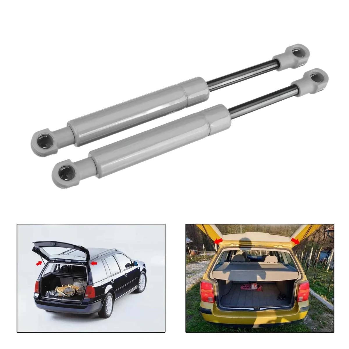 Window Lock Bar - Grey Support Rod 195mm 8mm Car