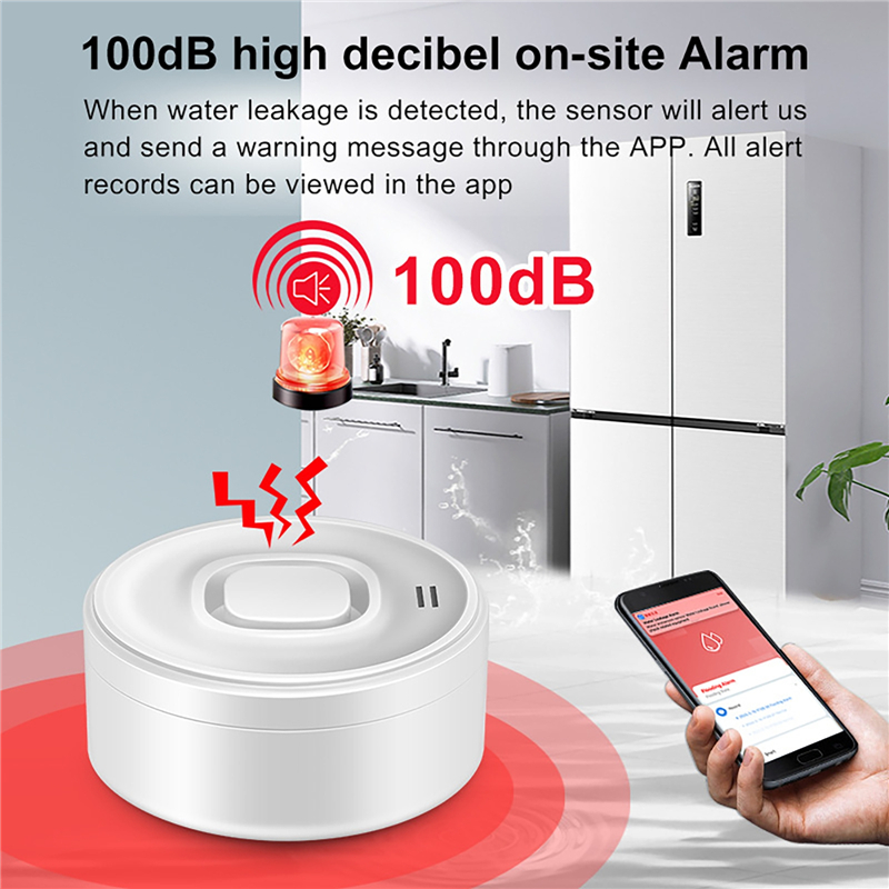 Tuya Smart WIFI Water Leak Sen - Water Alarm Sensor avaliação e preço