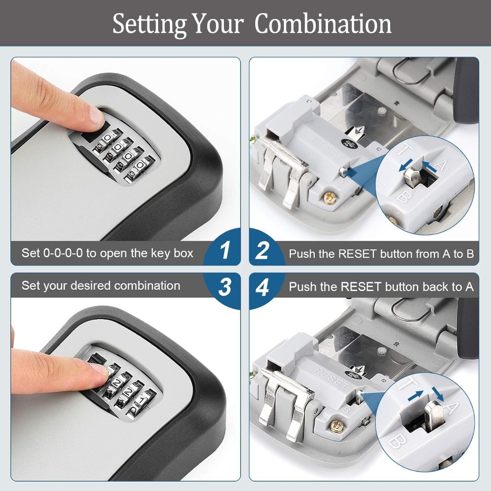 Key Safe Wall Mounted Waterpro - Lockbox Key Secure avaliação e preço