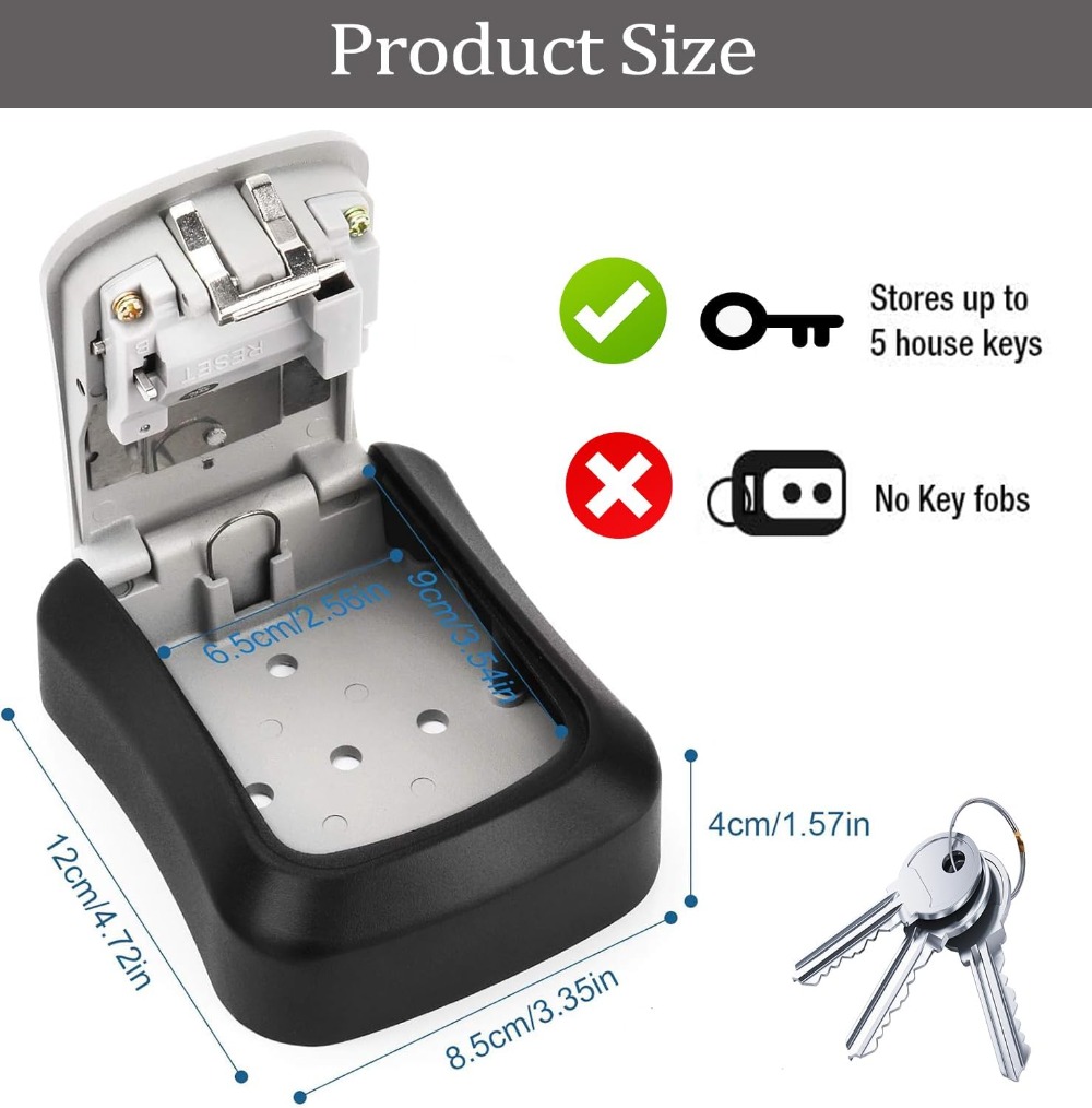 Key Safe Wall Mounted Waterpro - Lockbox Key Secure avaliação e preço