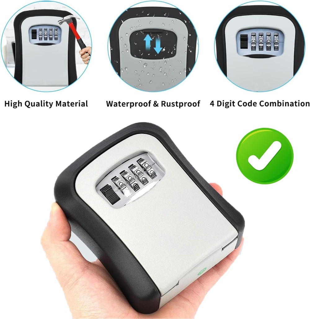 Key Safe Wall Mounted Waterpro - Lockbox Key Secure avaliação e preço