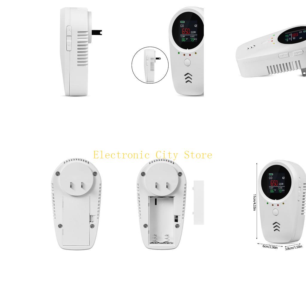 4 In 1 Wall Plugs In Gas Alarm - Co Detector Plug avaliação e preço