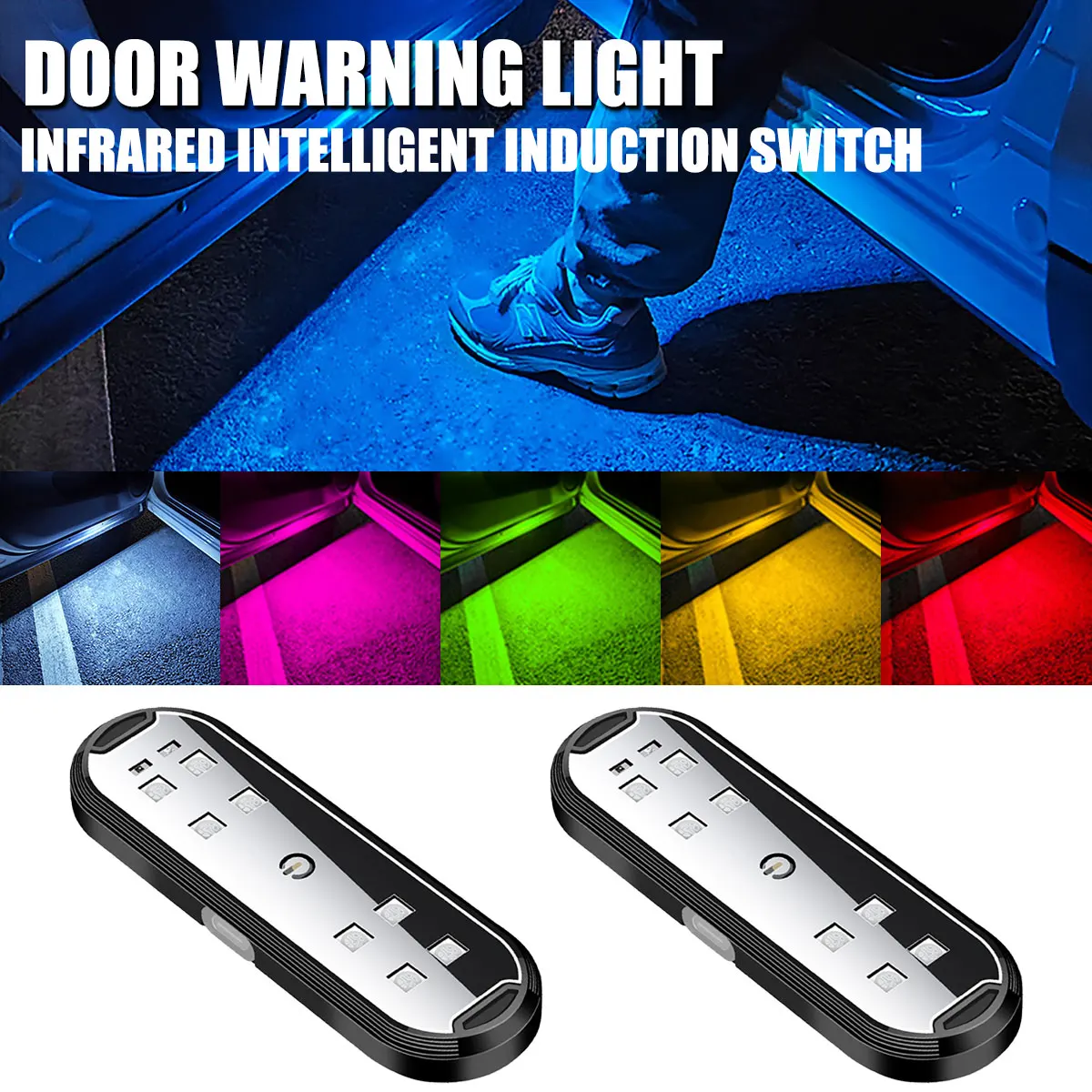 Car Door Lights LED Colorful F - Emergency Exit Sign avaliação e preço