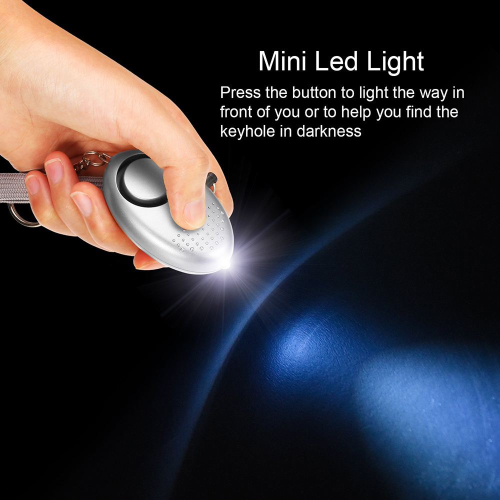130DB Siren Song LED Portable  - Personal Alarm Keychain avaliação e preço
