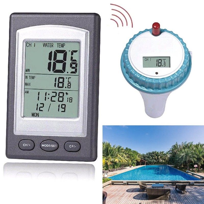 Digtal Swimming Pool Thermomet - Pool Alarm Float avaliação e preço