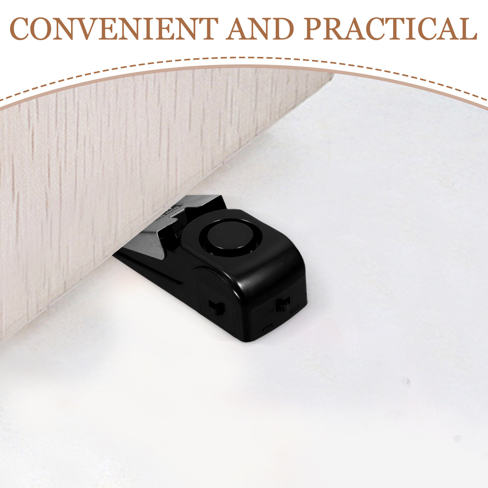 Door Stop Alarm 120Db Loud Tri - Door Stop Alarm avaliação e preço