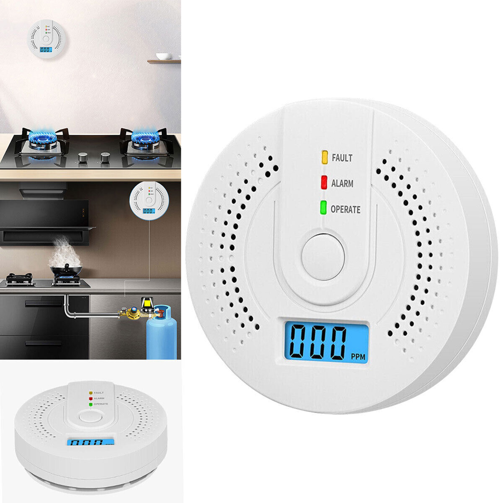 Carbon Monoxide Detector CO Ga - Smoke Detector Interconnected avaliação e preço
