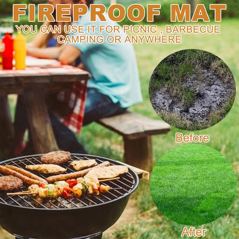 Under Grill Mat Fireplace Fire - Fire Blanket Kitchen avaliação e preço