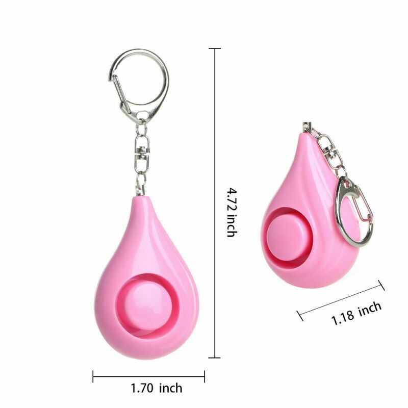 Water Drop Type Women's Anti-r - Personal Alarm Keychain avaliação e preço
