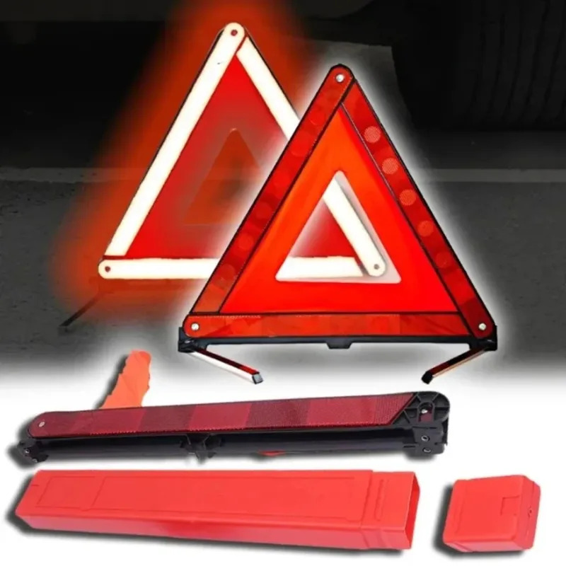 Car Triangle Red Reflective Tr - Emergency Exit Sign avaliação e preço