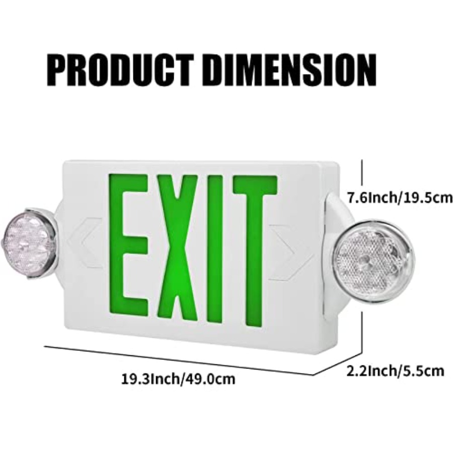 Emergency Exit Light, Adjustab - Emergency Exit Sign avaliação e preço