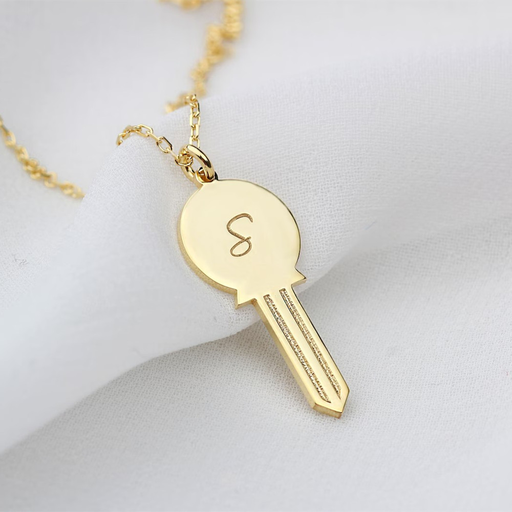 Custom Dainty Key Necklace Sta - Personal Alarm Keychain avaliação e preço