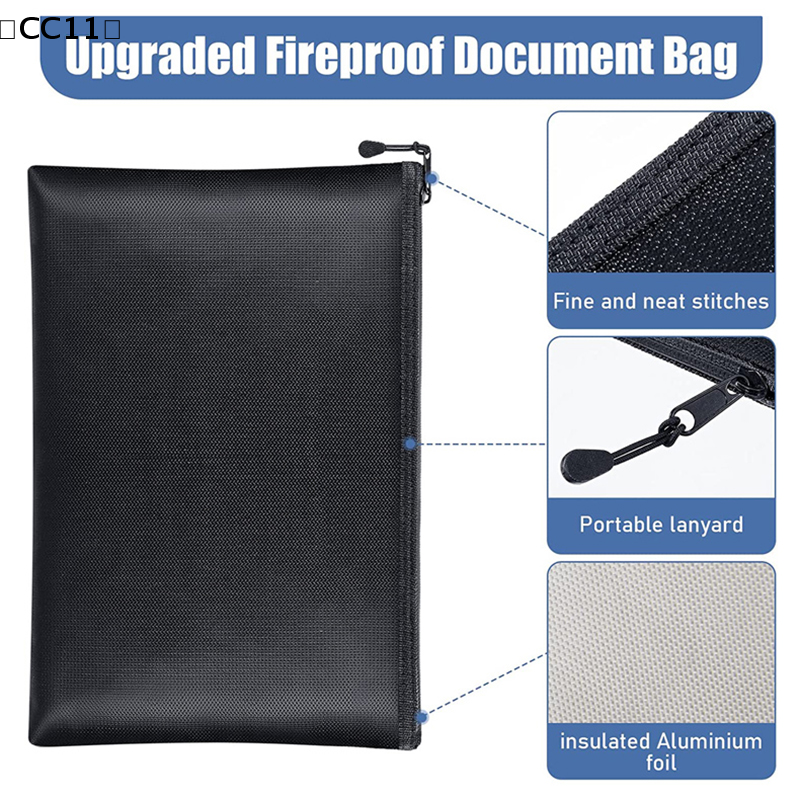 Fireproof Document Bag Waterpr - Fire Safe Document avaliação e preço