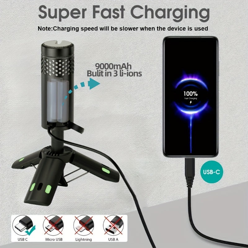 NITEK 9000mAh Telescopic Campi - Power Outage Light avaliação e preço