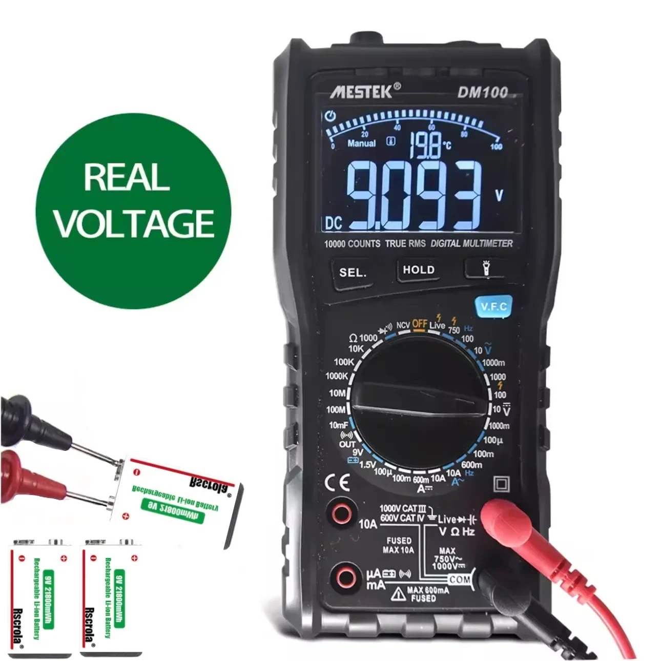 21800mWh High Capacity Long-La - Smoke Detector Interconnected avaliação e preço