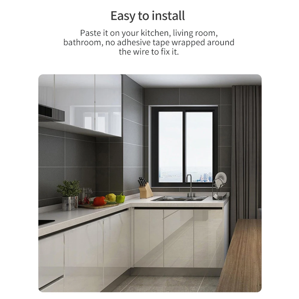 Haozee Tuya Smart ZigBee3.0 Sm - Water Alarm Sensor avaliação e preço