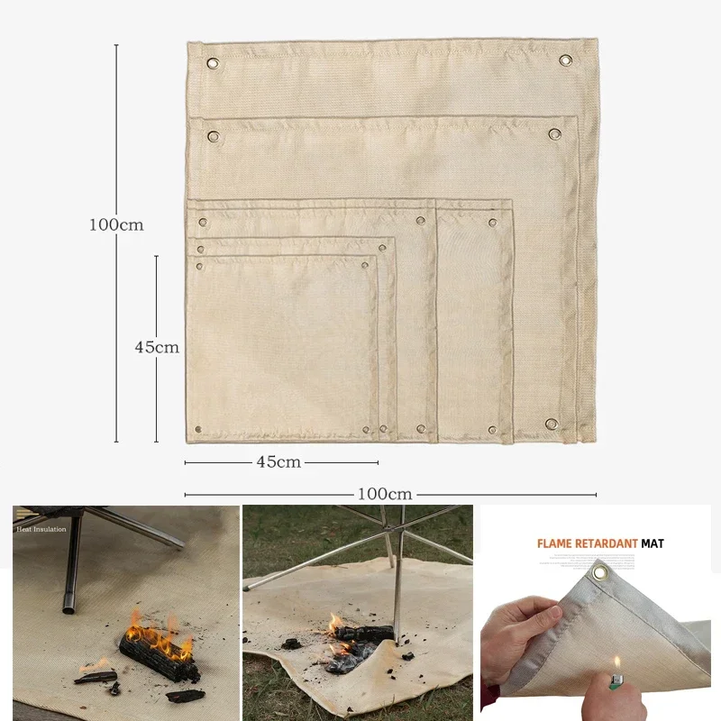 New Outdoor Camping Fireproof  - Fire Blanket Kitchen avaliação e preço