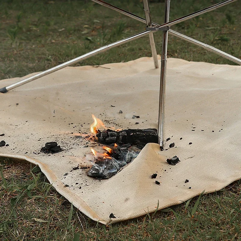 New Outdoor Camping Fireproof  - Fire Blanket Kitchen avaliação e preço