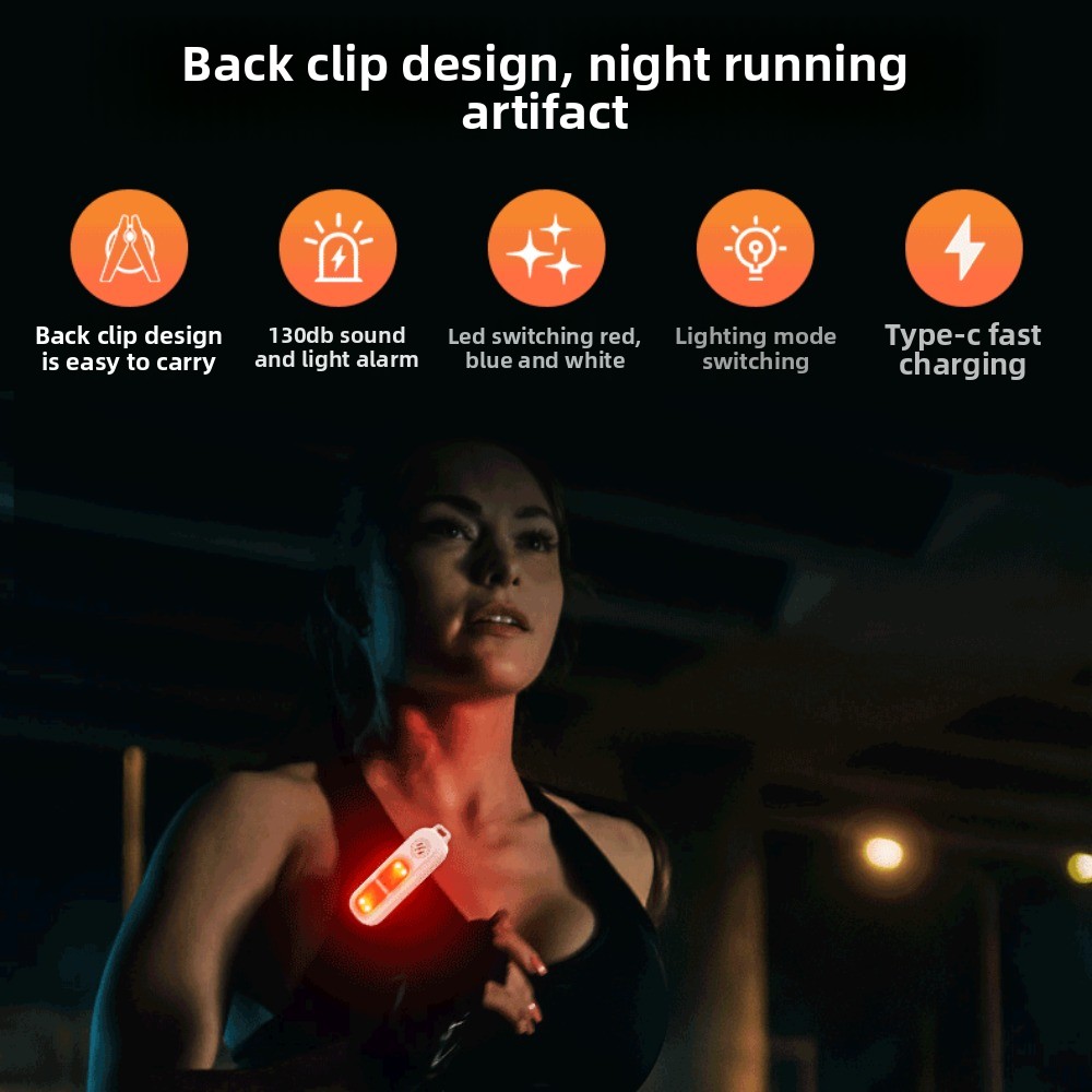 130dB Night Running Safety War - Personal Alarm Keychain avaliação e preço