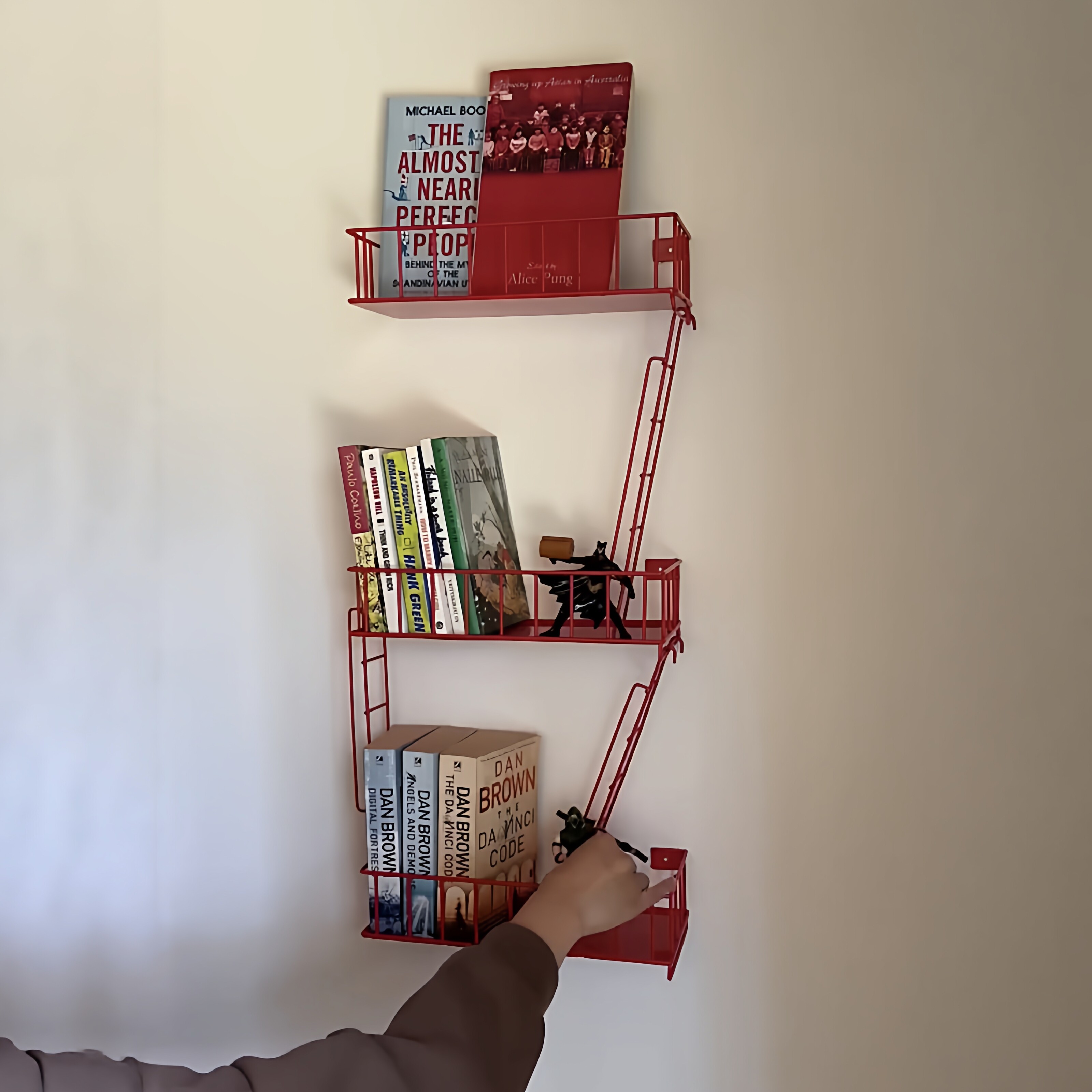 Fire Escape Wall Shelf, 3-Tier - Fire Escape Ladder avaliação e preço