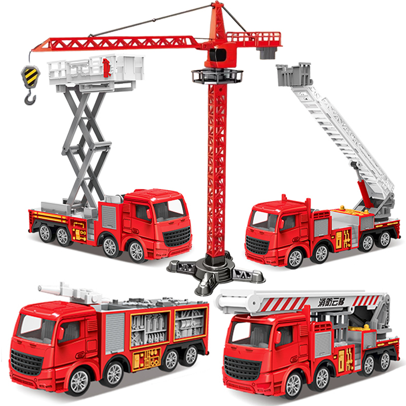 1:55 Diecast Fire Truck Model  - Fire Escape Ladder avaliação e preço