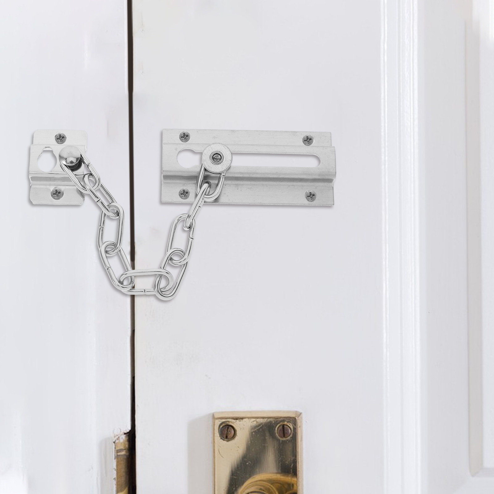 Stainless Steel Door Chain Loc - Security Chain Door avaliação e preço
