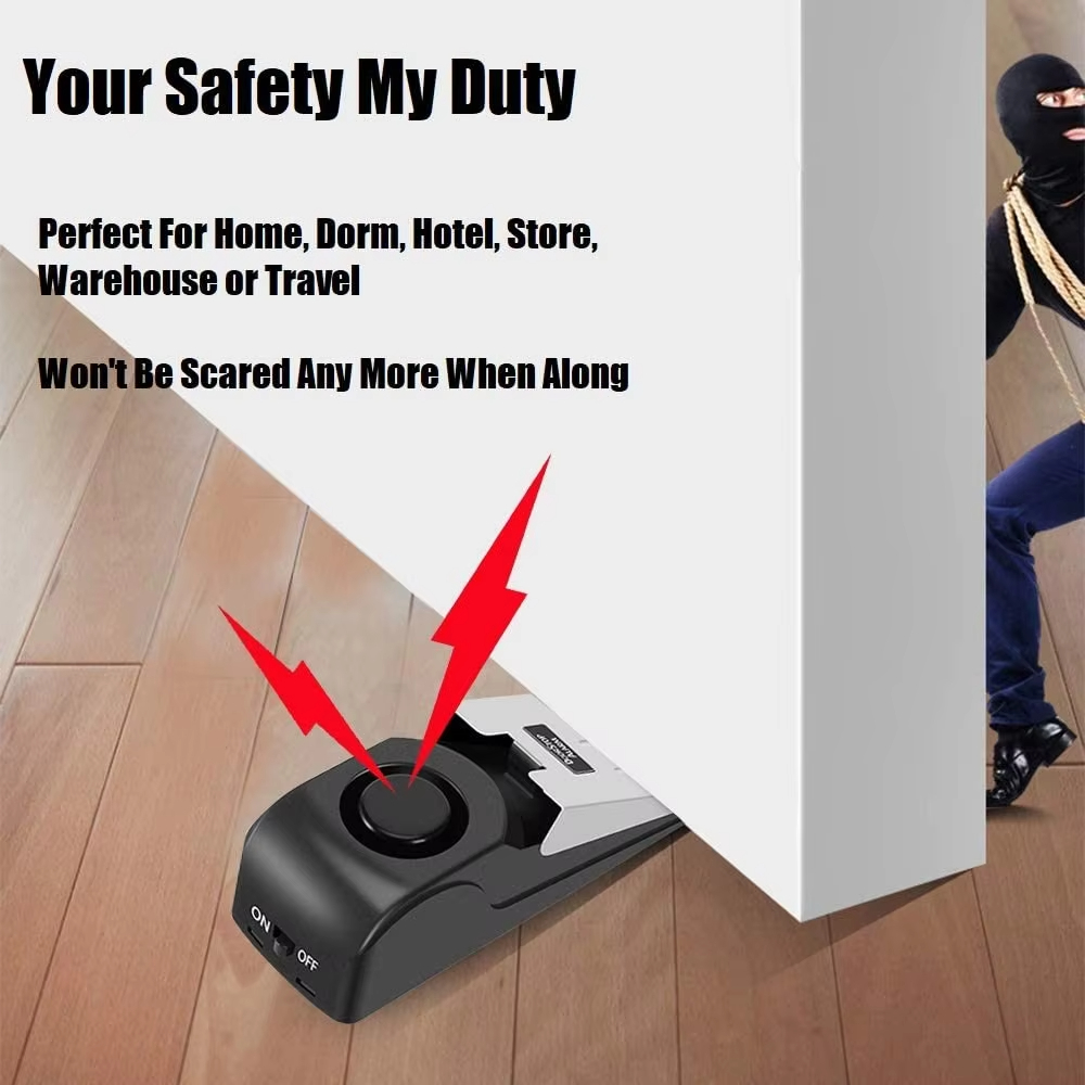 120db Wireless Stainless Steel - Door Stop Alarm avaliação e preço