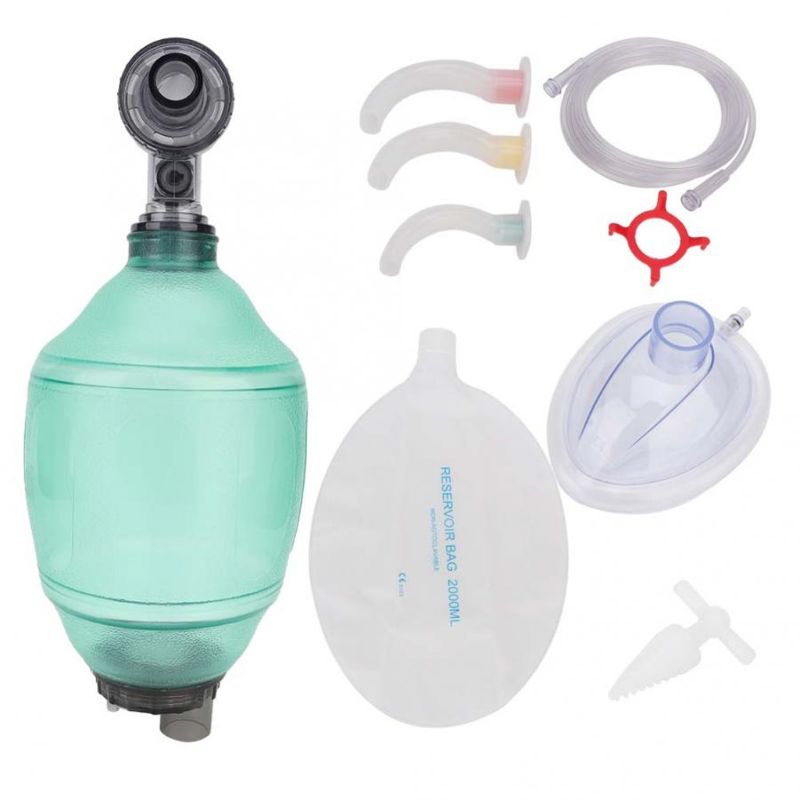 Adults Manual Resuscitator PVC - First Aid Bag Kit avaliação e preço