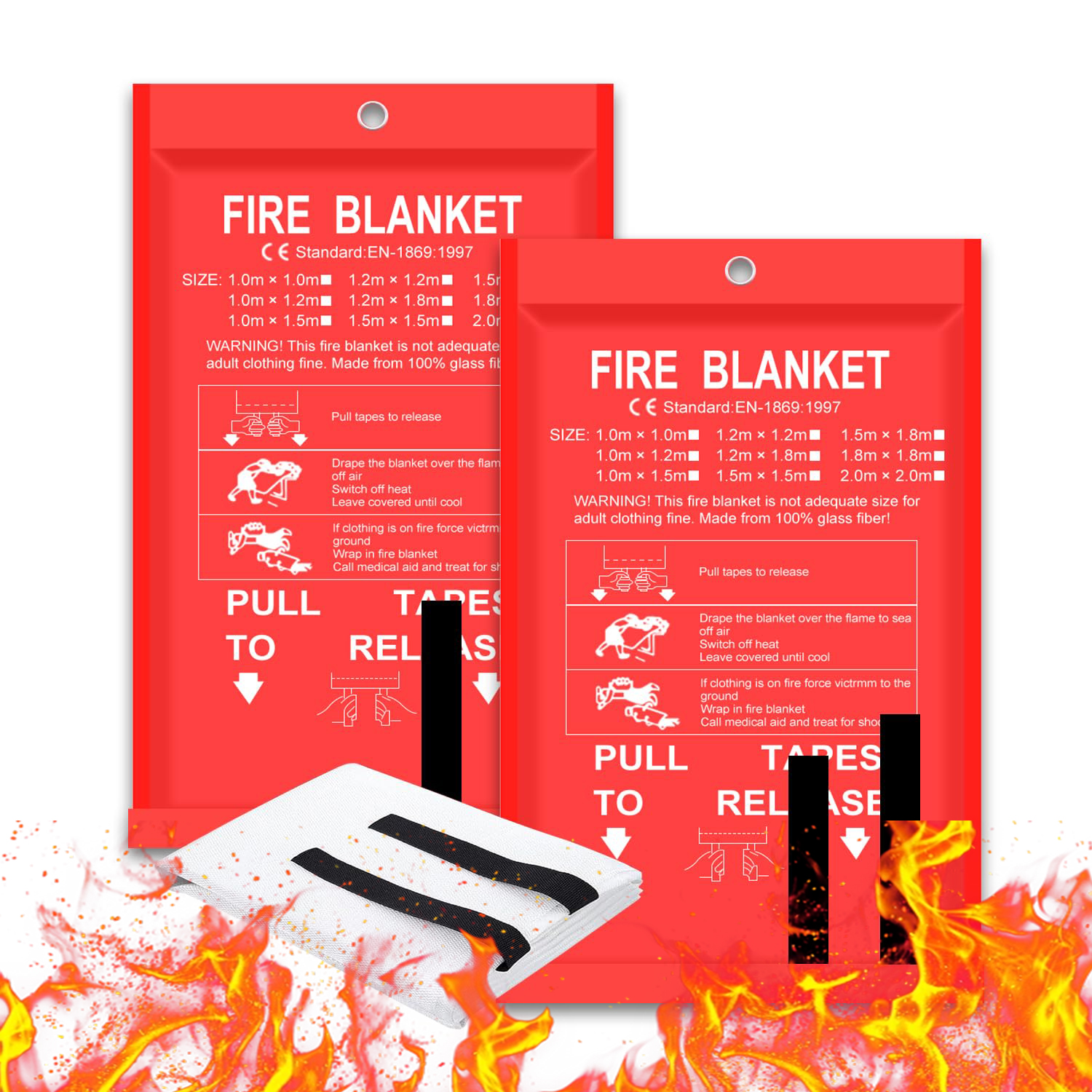 Emergency Fire Blanket for Hom - Fire Blanket Kitchen avaliação e preço