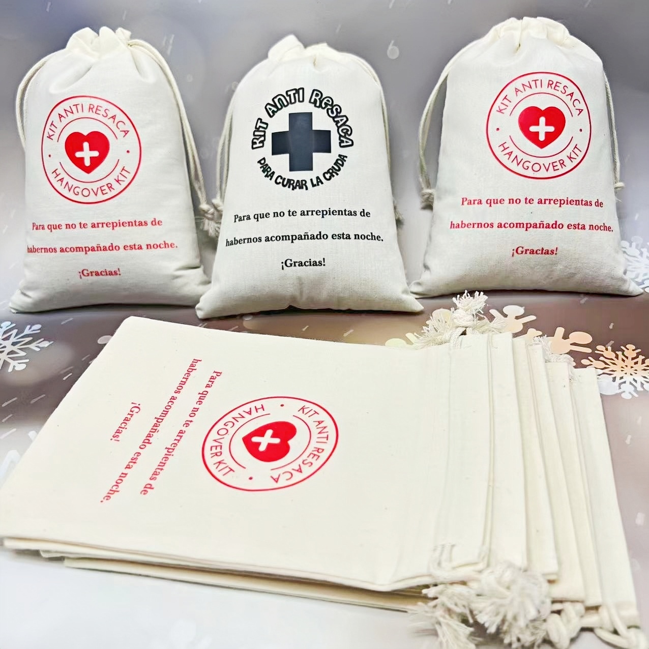 5PCS Spanish Hangover First Ai - First Aid Bag Kit avaliação e preço