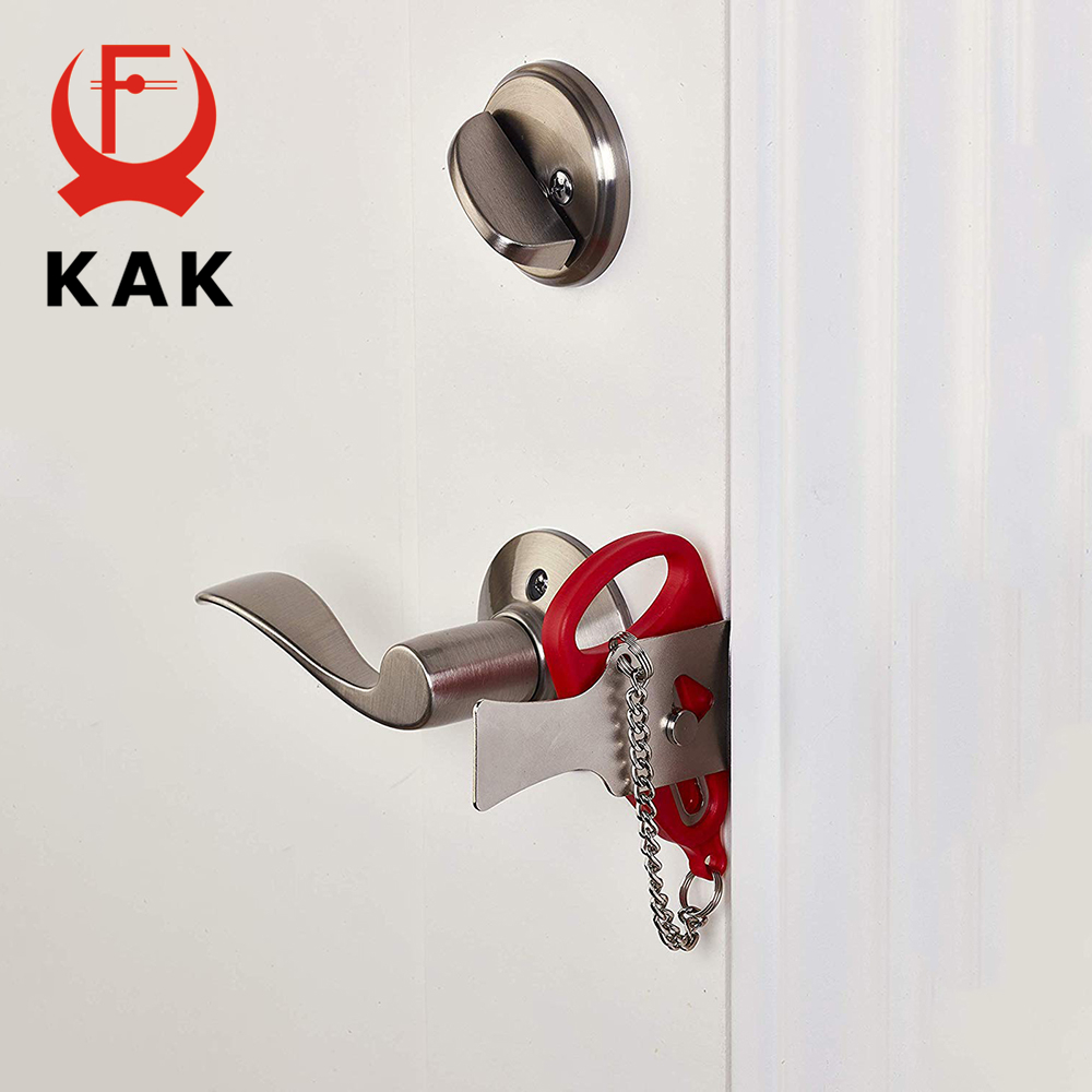 KAK Portable Door Lock Keyless - Security Chain Door avaliação e preço