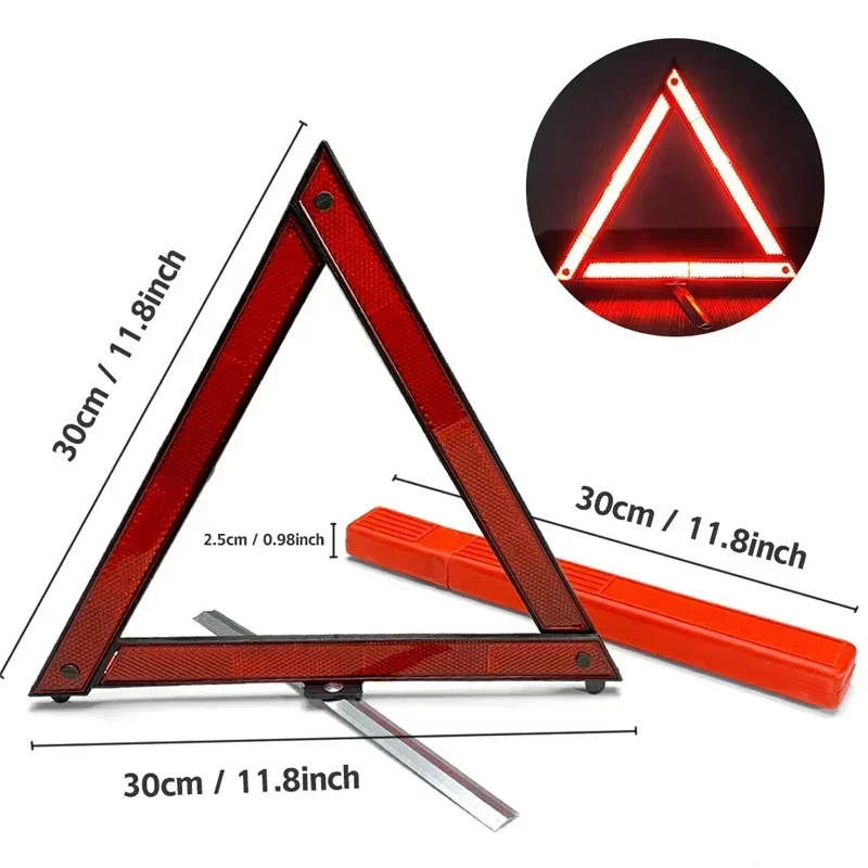 Car Triangle Reflective Tripod - Emergency Exit Sign avaliação e preço