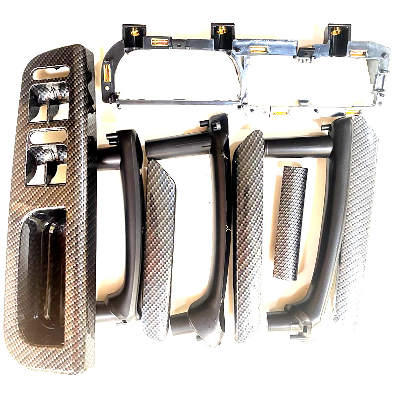 Carbon fiber pattern door hand - Window Lock Bar avaliação e preço