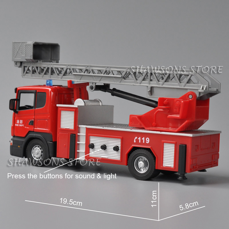 1:43 Scale Diecast Vehicle Mod - Fire Escape Ladder avaliação e preço