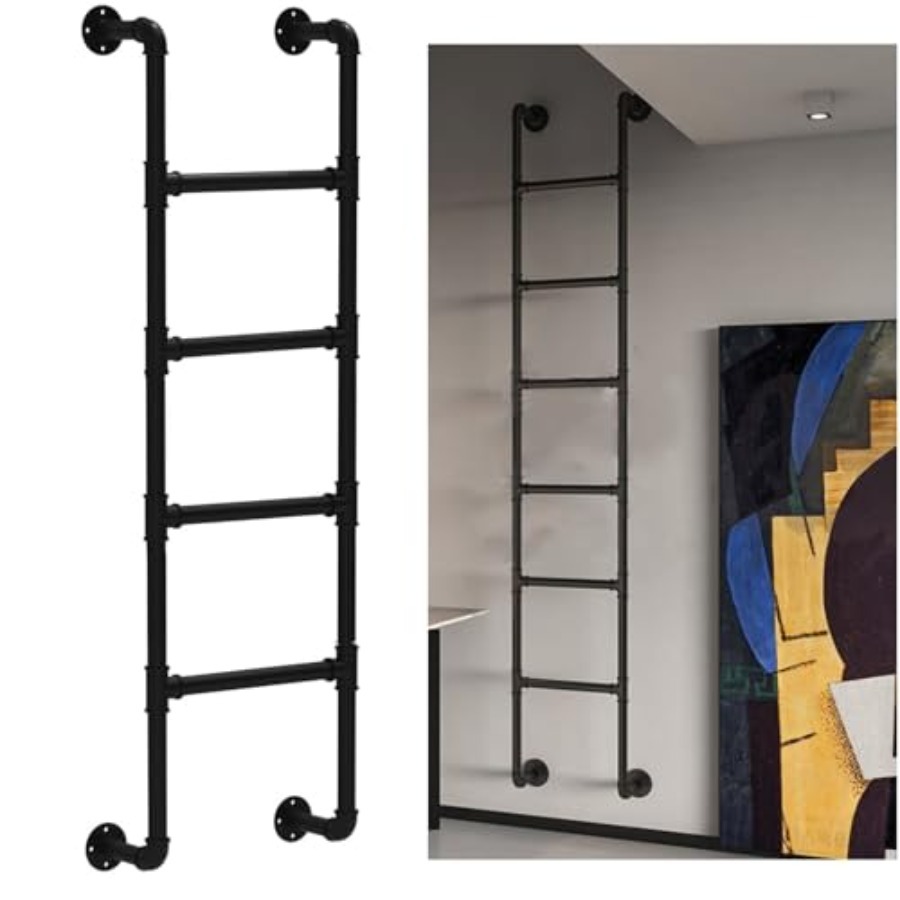 Wall Mounted Metal Step Ladder - Fire Escape Ladder avaliação e preço