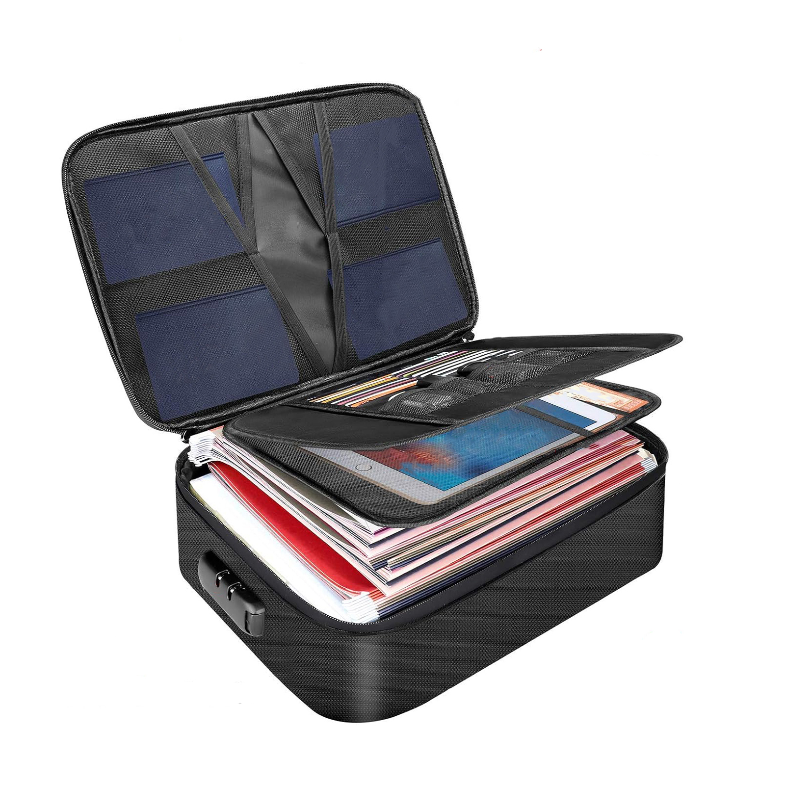Fireproof Document Bag with Lo - Fire Safe Document avaliação e preço