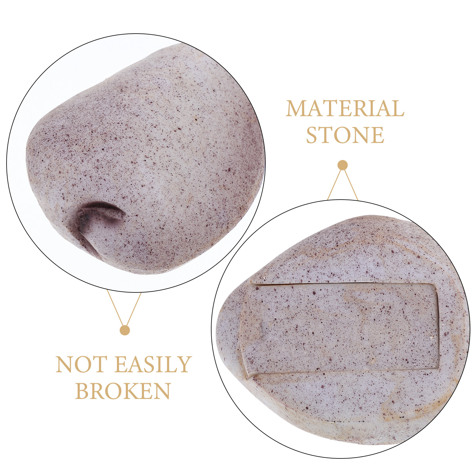 Resin Stone Key Storage Box Re - Lockbox Key Secure avaliação e preço