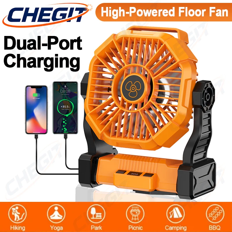 Rechargeable Portable Fan 1040 - Power Outage Light avaliação e preço