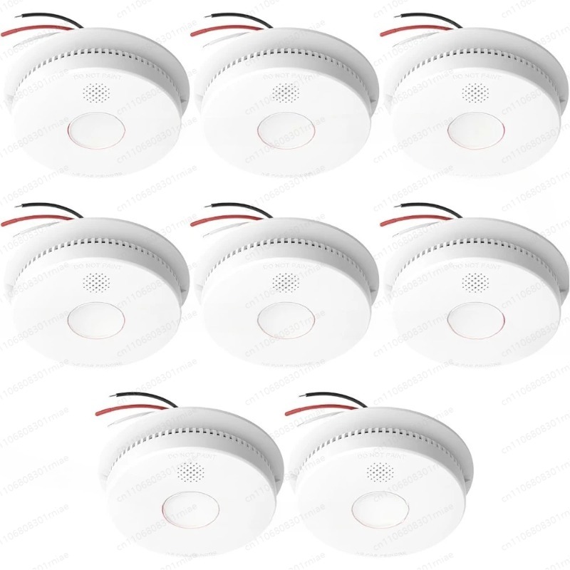 High quality-8pack,Hardwired I - Smoke Detector Interconnected avaliação e preço