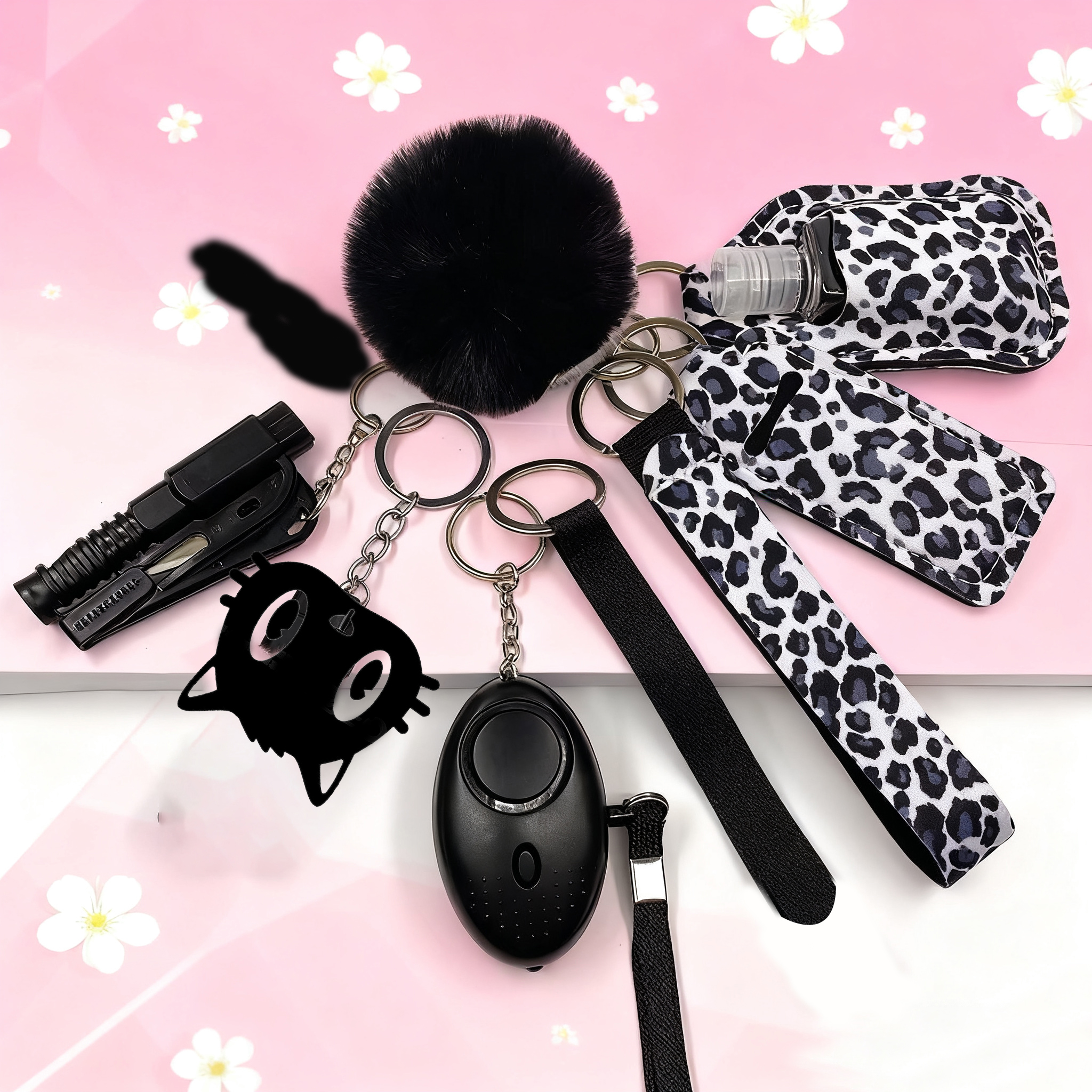 10Pcs Girl Security Self Defen - Personal Alarm Keychain avaliação e preço