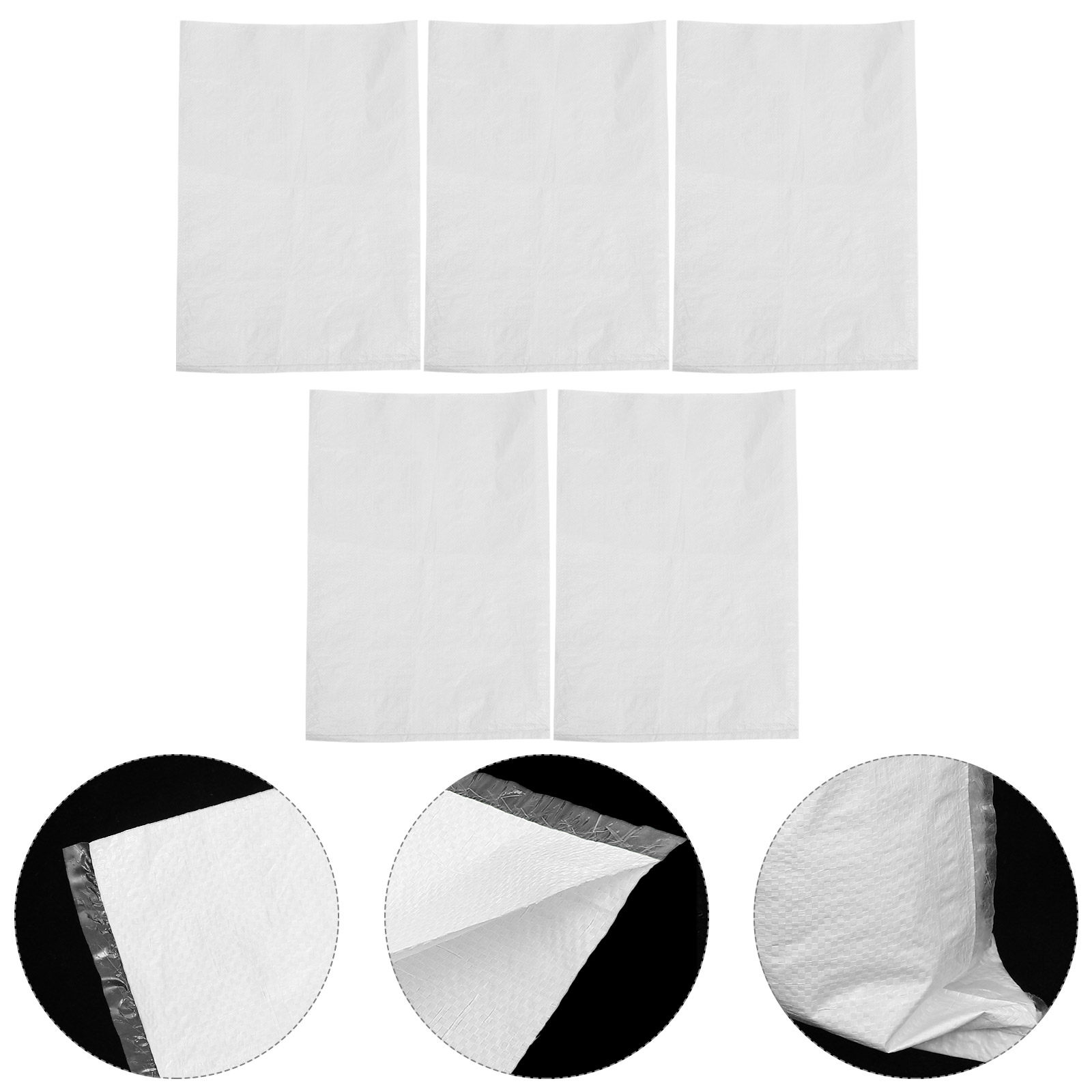 5Pcs Waterproof Woven Sandbags - Flood Barrier Bag avaliação e preço
