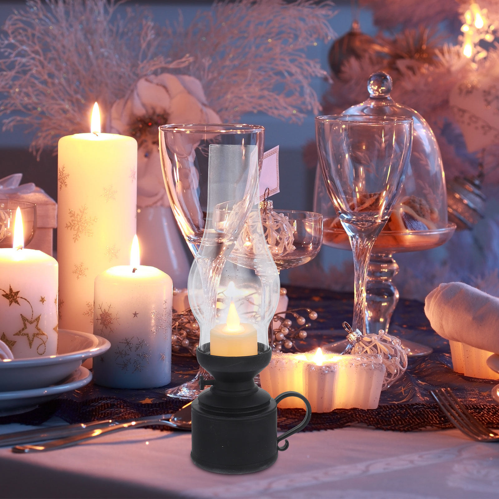 Portable Vintage LED Lantern H - Power Outage Light avaliação e preço