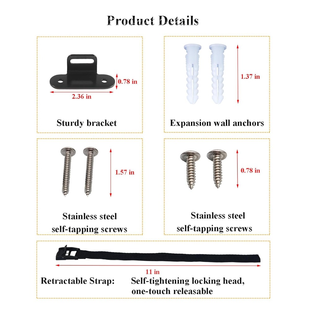 Easy Install Earthquake Proof  - Earthquake Anchor Strap avaliação e preço