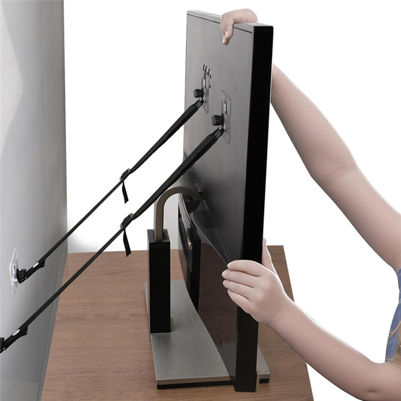L62A 4 PCS Adjustable TV Safet - Earthquake Anchor Strap avaliação e preço