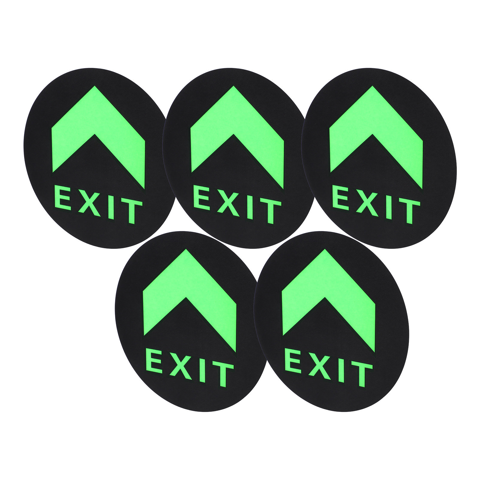 5Pcs Exit Sign Stickers Night  - Emergency Exit Sign avaliação e preço