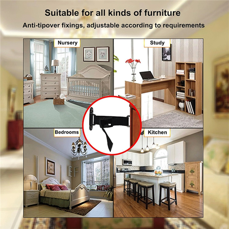 A93Z Furniture Anchors, Adjust - Earthquake Anchor Strap avaliação e preço